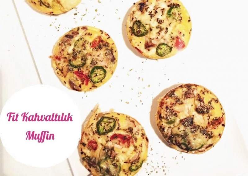 Sağlıklı ve Fit Kahvaltılık Muffin Tarifi